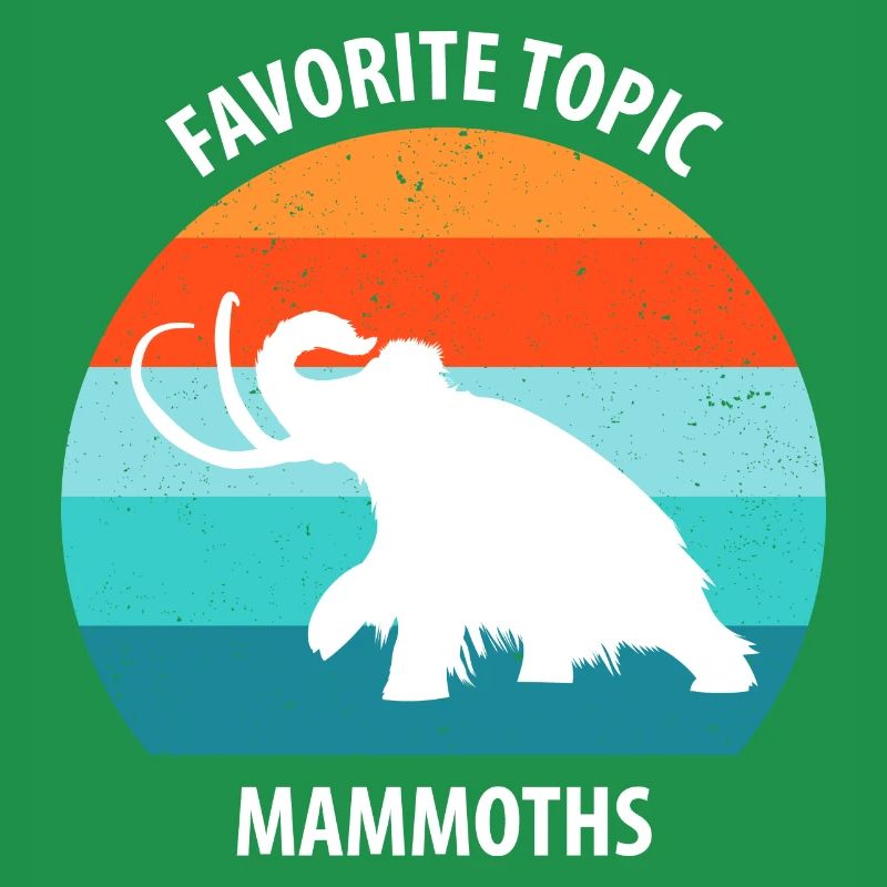 Lustiges Mammut Steinzeit Eiszeit Design Urzeit
