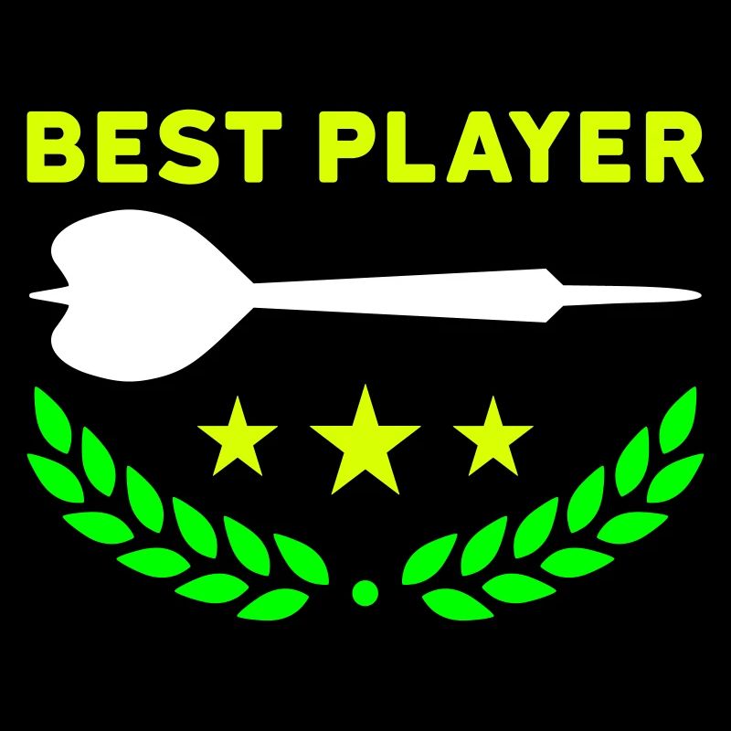 Best player (Dartpfeil, drei Sterne, Lorbeerkranz)
