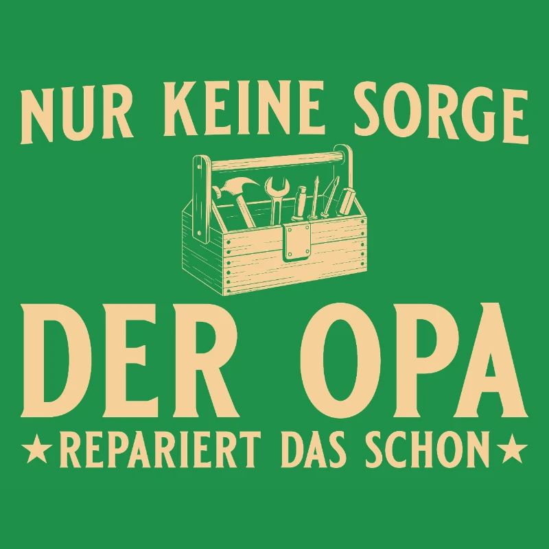 Der Opa repariert das schon Handwerker