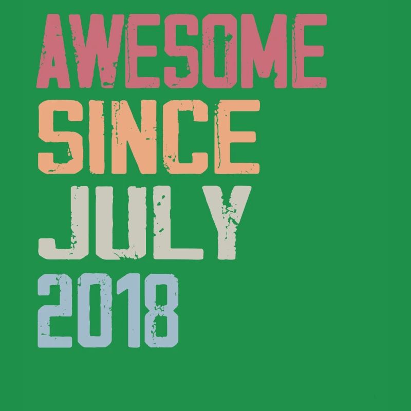 Juli 2018 Geburtstagsgeschenk Juli 2018