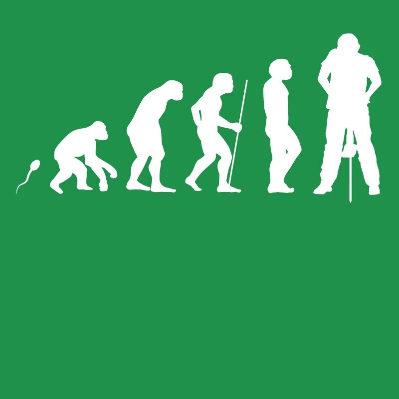 Presslufthammer Evolution Fun Shirt