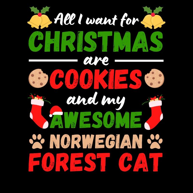 Biscuits pour chats de la forêt de Noël