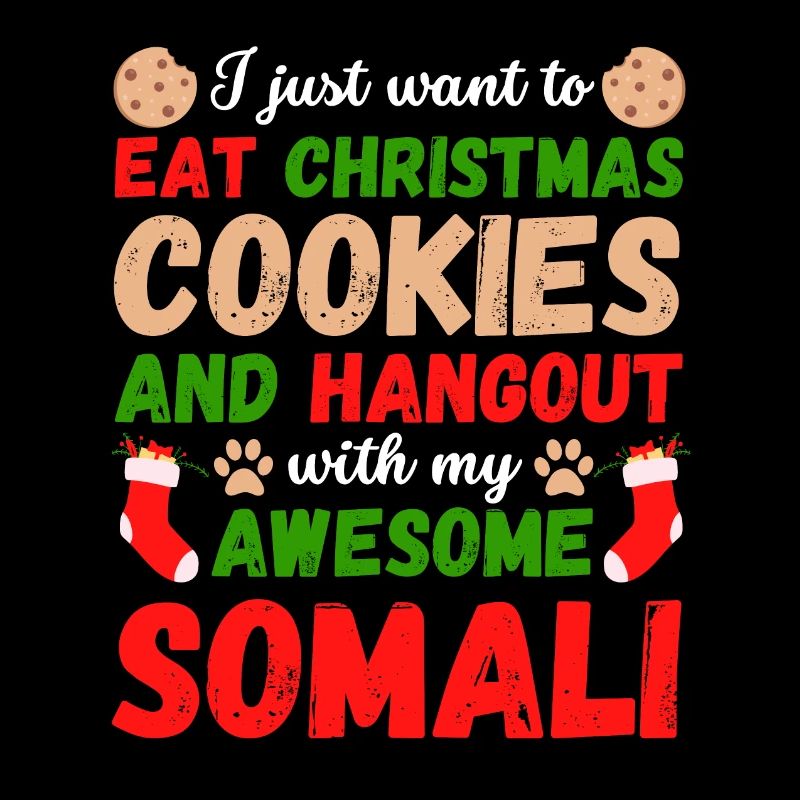 Biscuits de noël pour chats somaliens