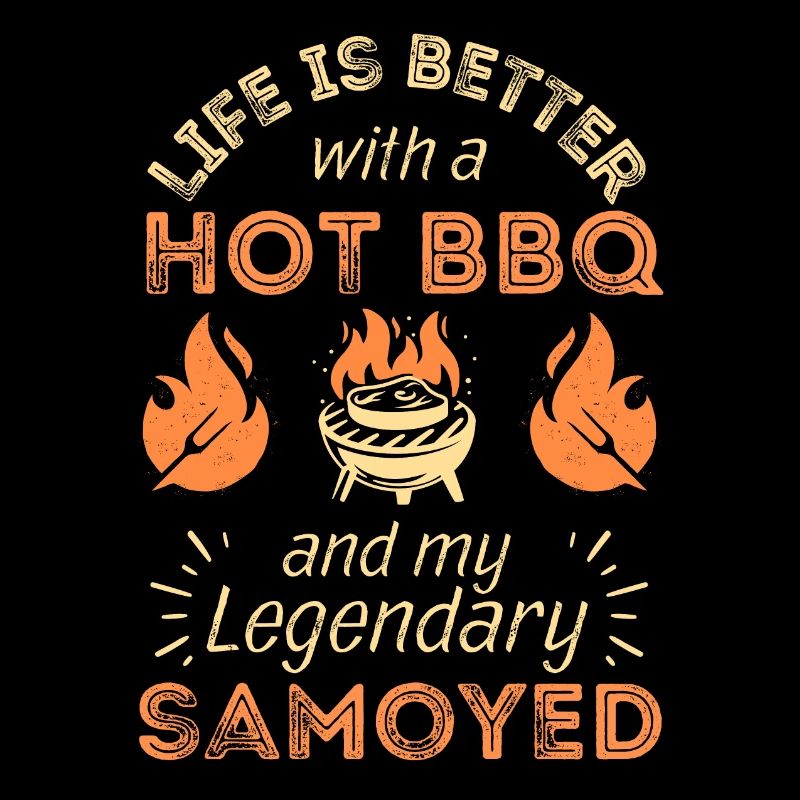 BBQ Grilling and Samoyed Dog Lovers