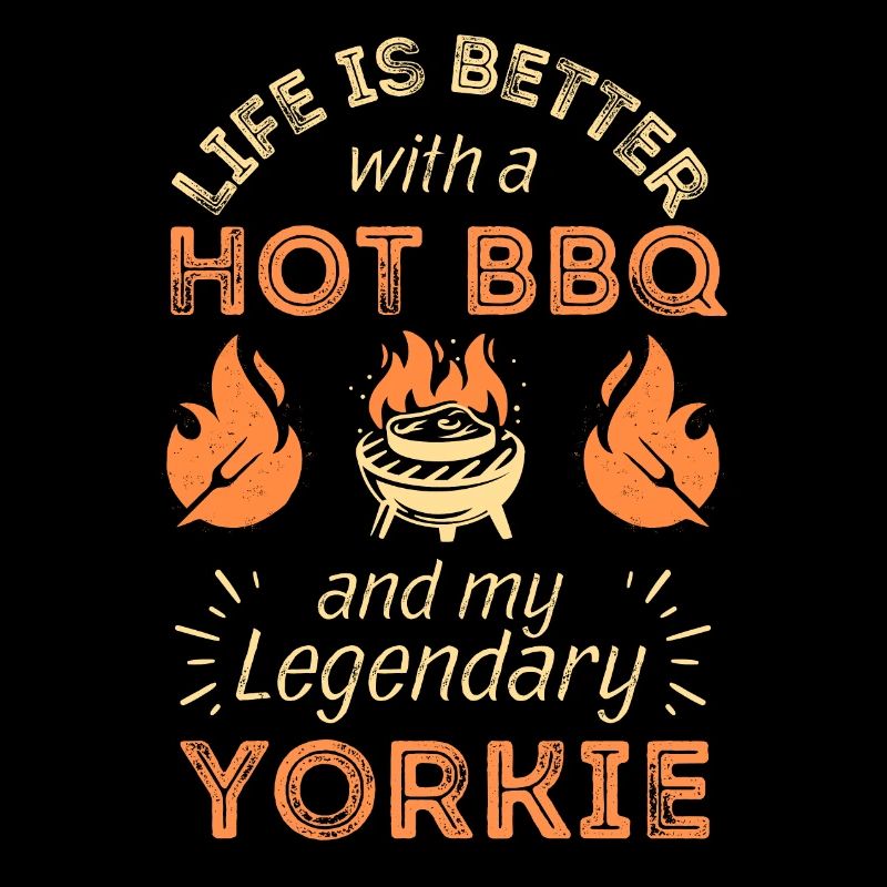 BBQ grilling for Yorkshire Terrier lovers