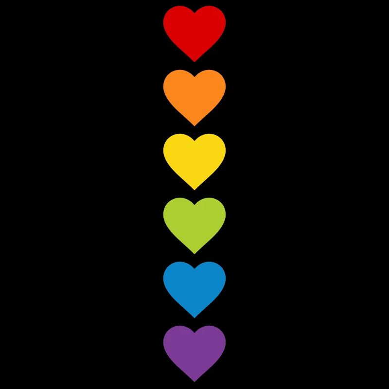 LGBT CSD LGBTQ+ HERZ REGENBOGEN HERZEN PRIDE MONTH