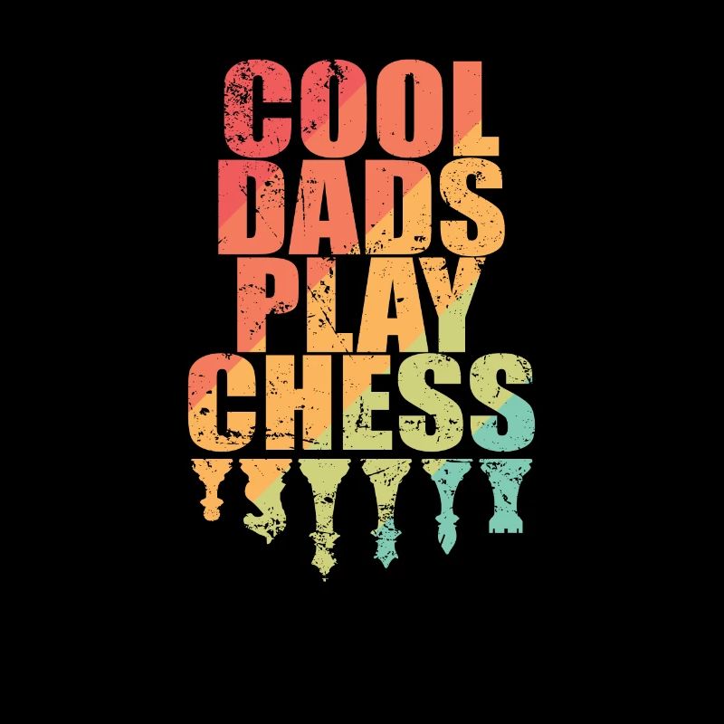Cool Dads play Chess Schach Denksport