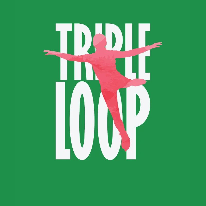 Triple Loop Eiskunstlauf