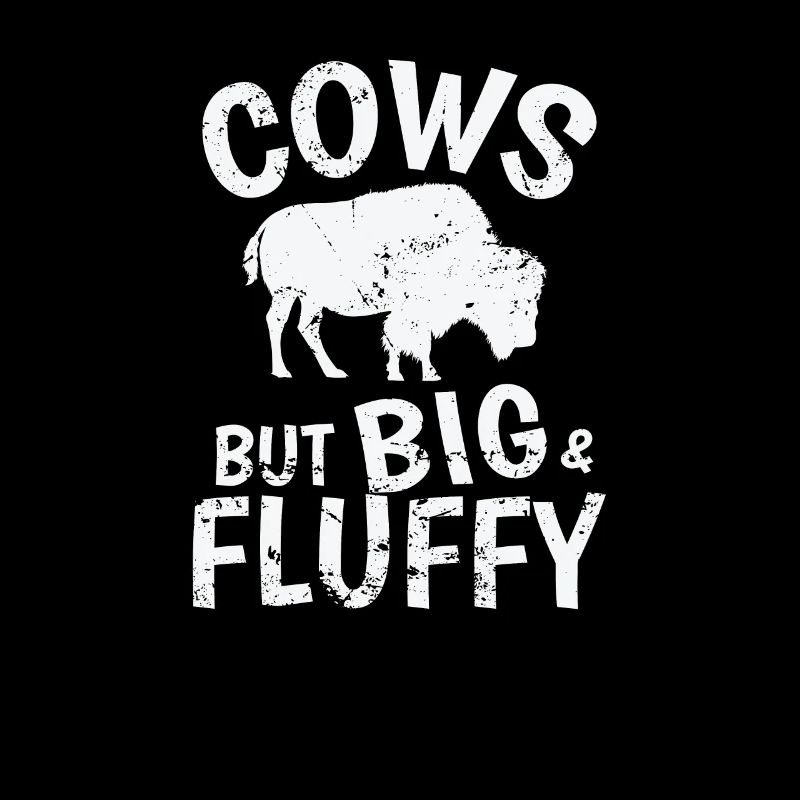 Cows but big & Fluffy Bison Animal