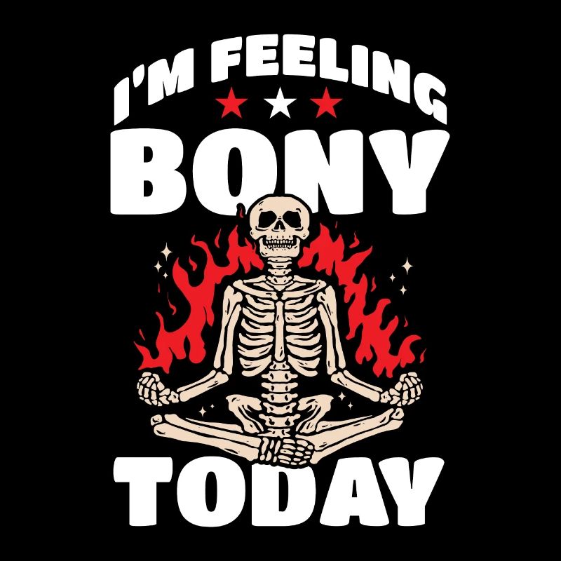 Goth Halloween bony today skeletonized