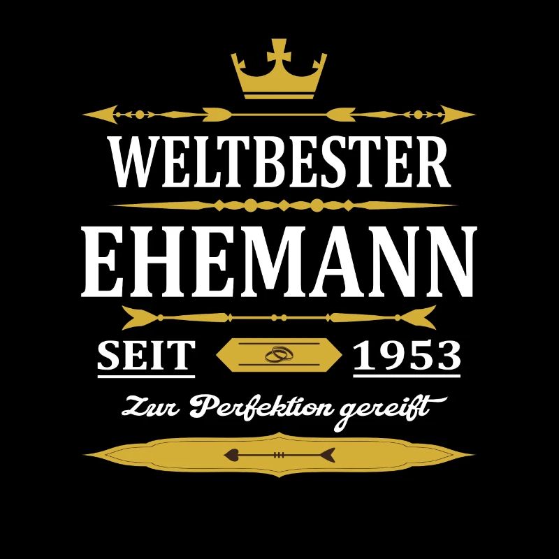 Weltbester Ehemann Seit 1953 Vintage Hochzeitstag