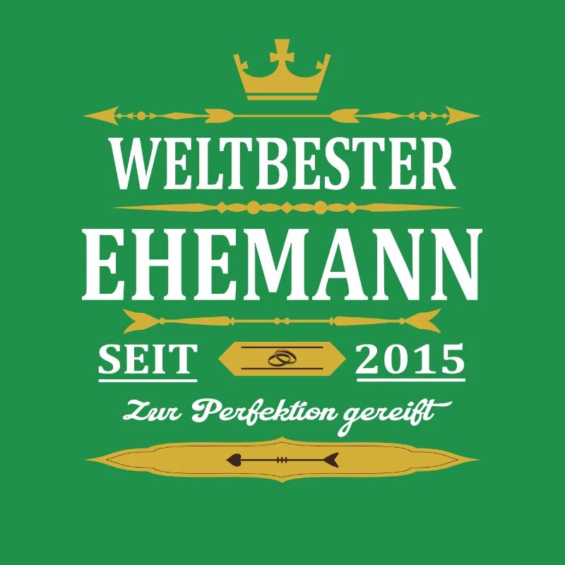 Weltbester Ehemann Seit 2015 Vintage Hochzeitstag
