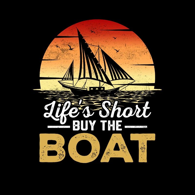 Vintage Retro Segelboot Geschenk