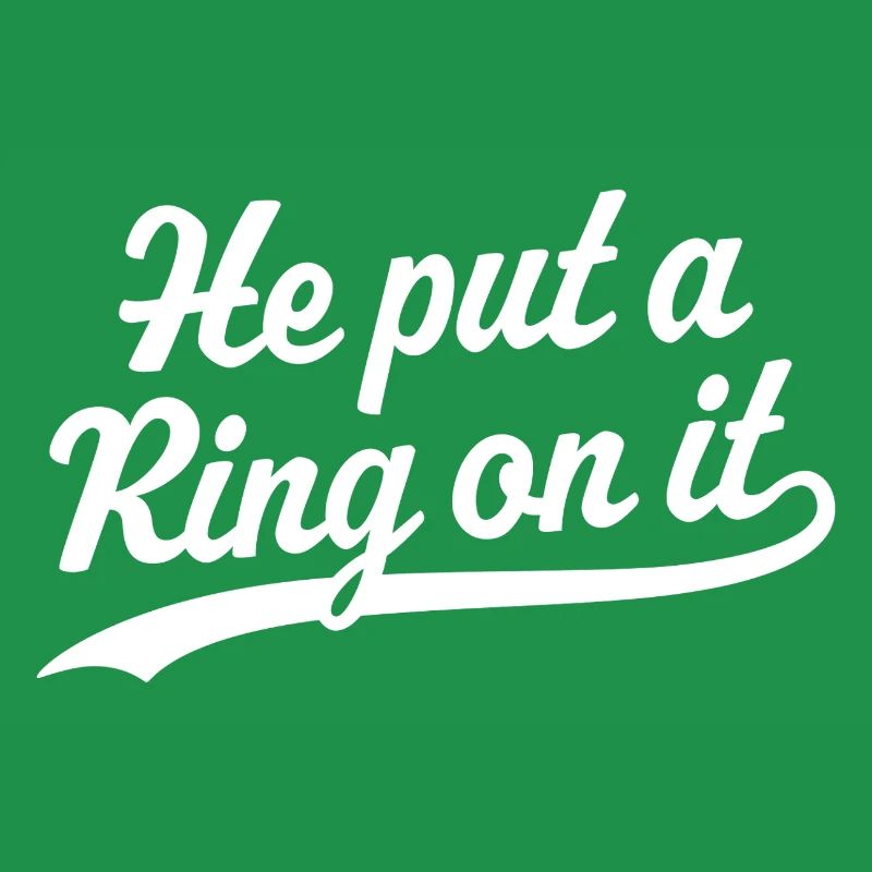 Er steckte einen Ring daran
