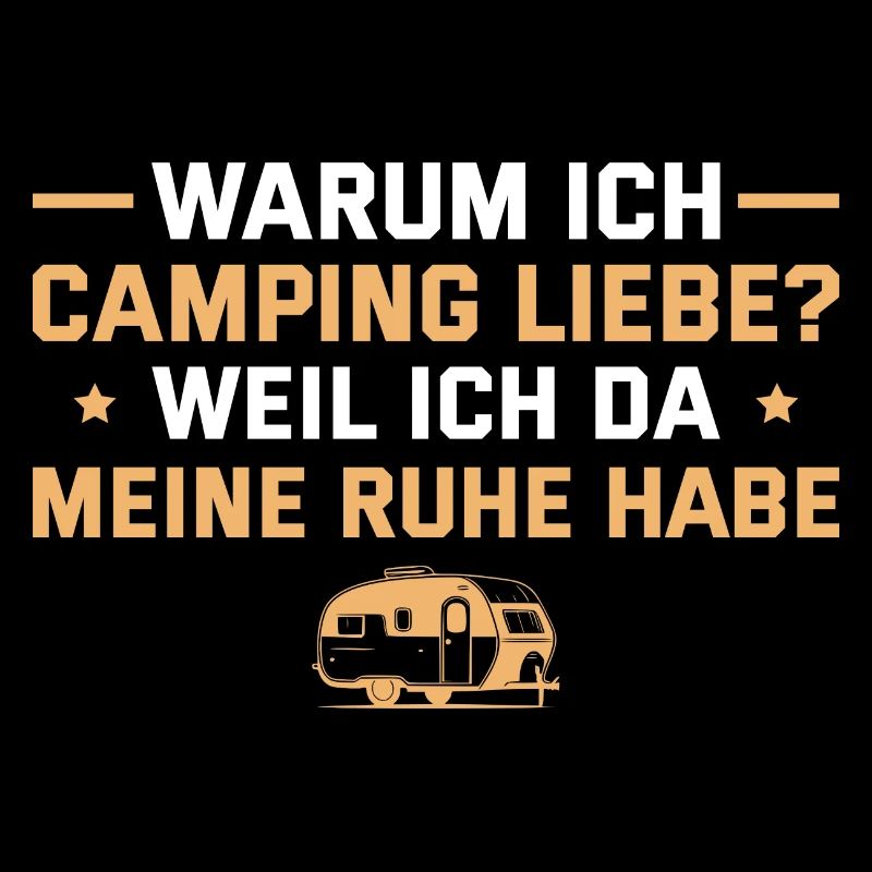 Wohnwagen Camping Humor Campen