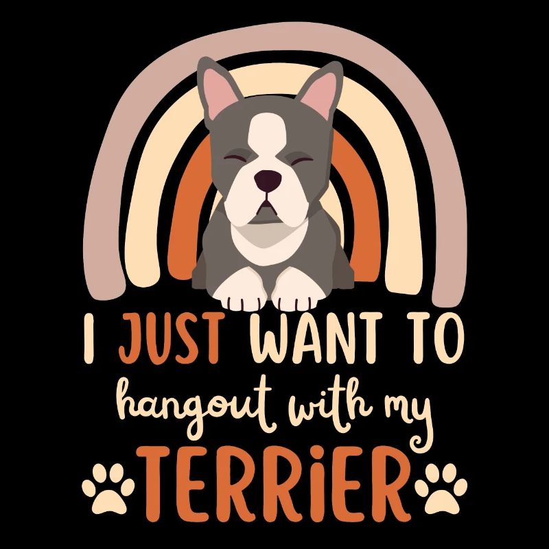 Mignon Boston Terrier Lover Kawaii