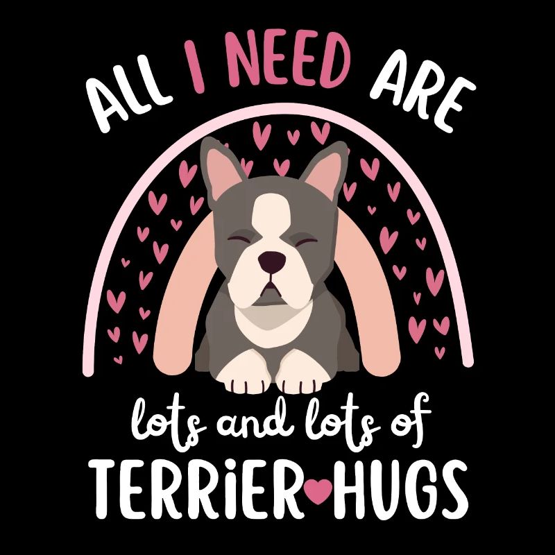 Mignon Boston Terrier Lover Kawaii
