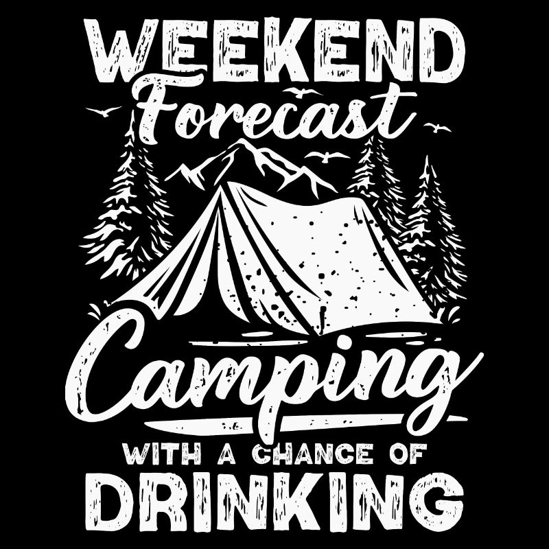 Camping Vorhersage Bier Zelt Berge Wandern Camper