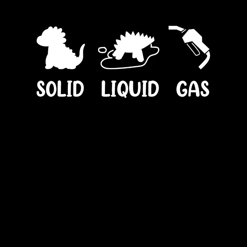 Gaz liquide solide Dinosaure Fuel Evolution