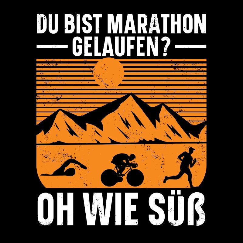 Du bist einen marathon gelaufen?