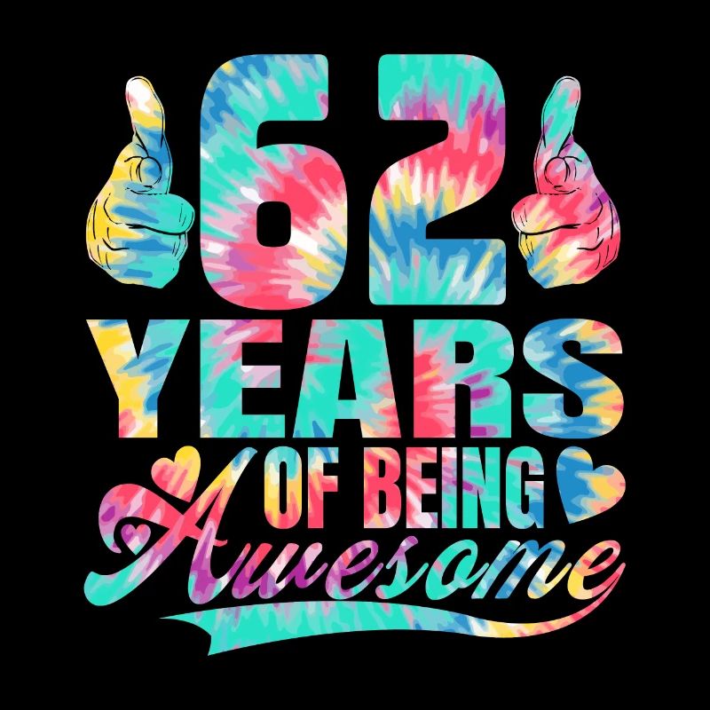 62e anniversaire ou anniversaire 62 ans d’existence