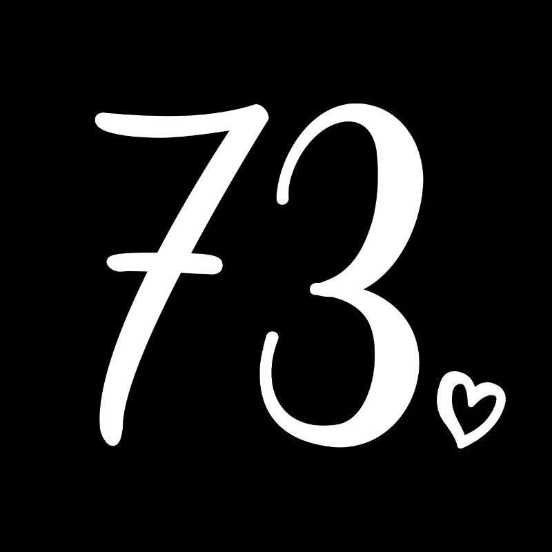 Mignon numéro 73, 73 ans, cadeau de 73e anniversaire