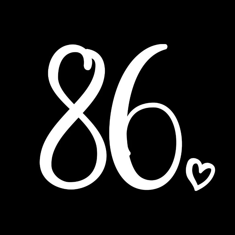 Mignon numéro 86, 86 ans, cadeau de 86e anniversaire