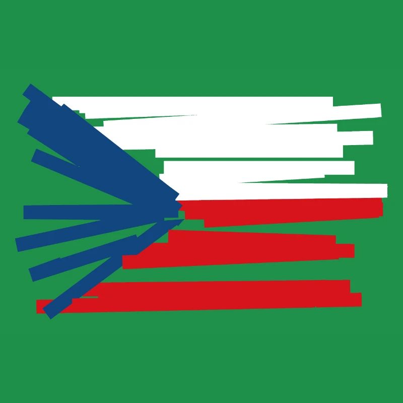 Drapeau de la République tchèque - Art moderne