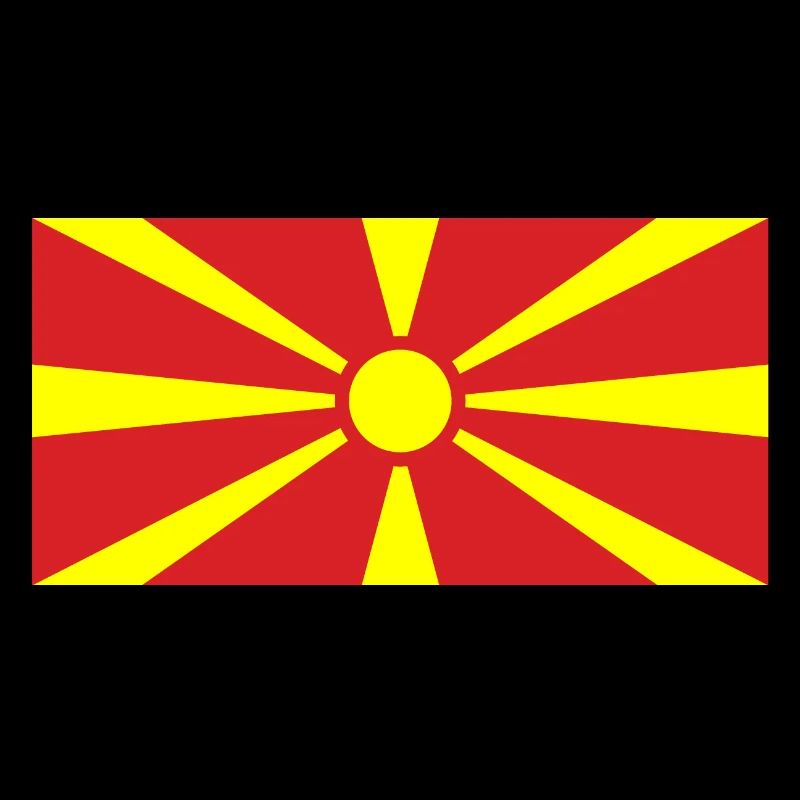 Drapeau de la Macédoine