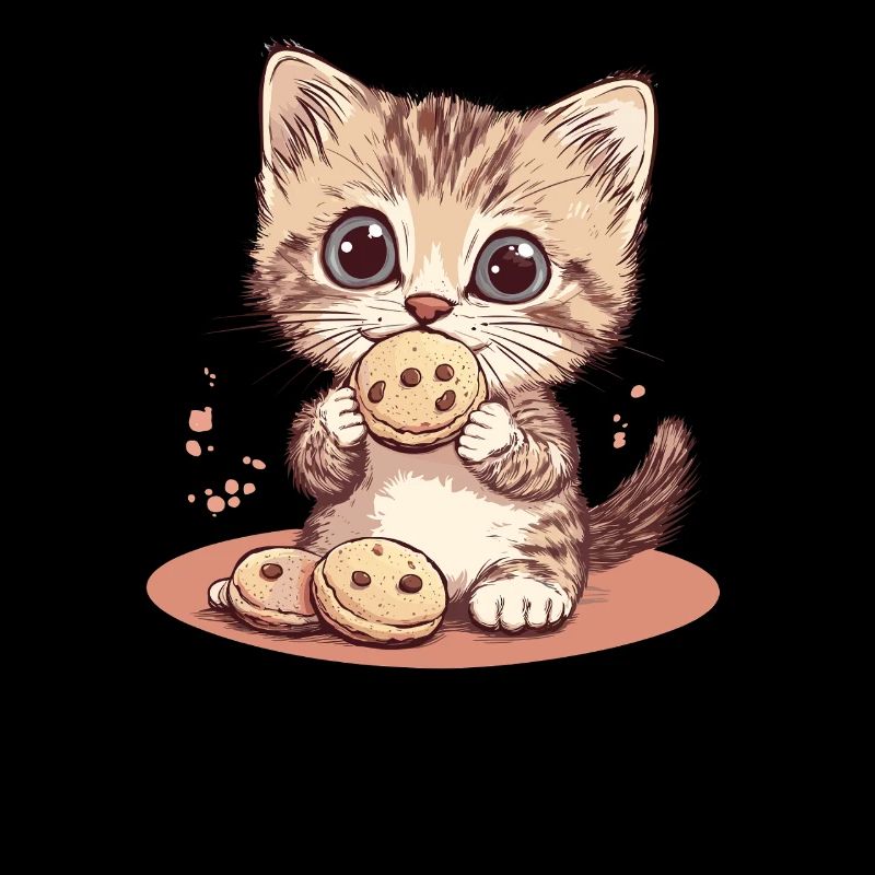 Chat biscuit mignon