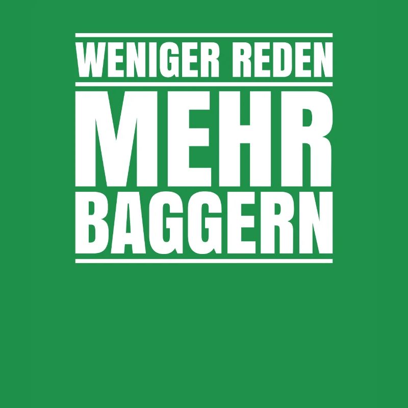 Baggerfahrer Baggerführer Heavy Equipment Operator