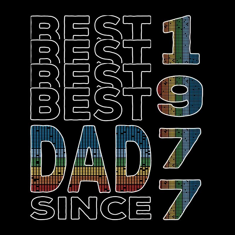 Bester Papa der Welt seit 1977 Vatertag