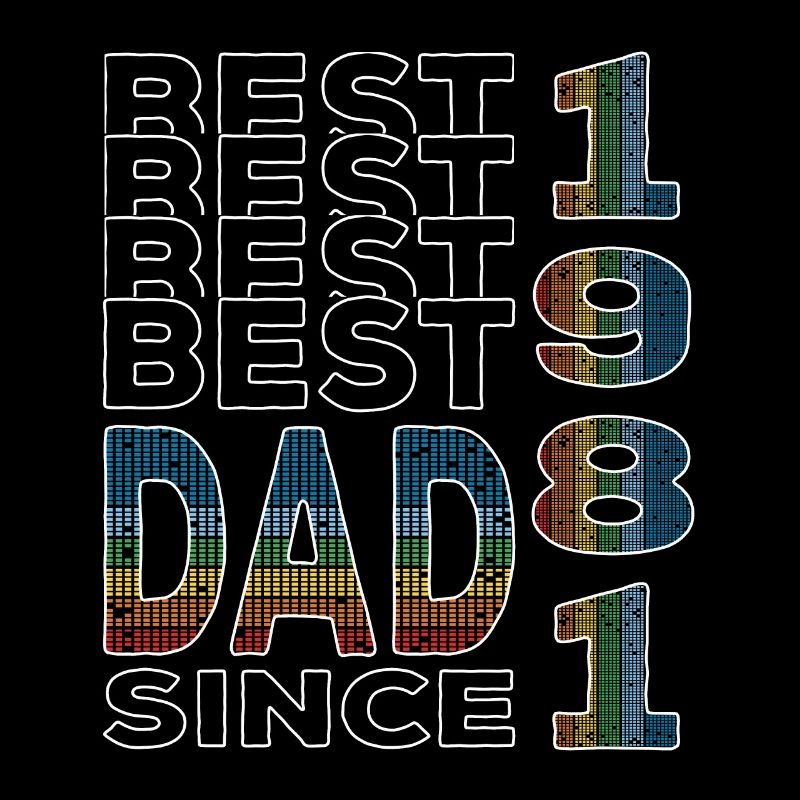 Bester Papa der Welt seit 1981 Vatertag