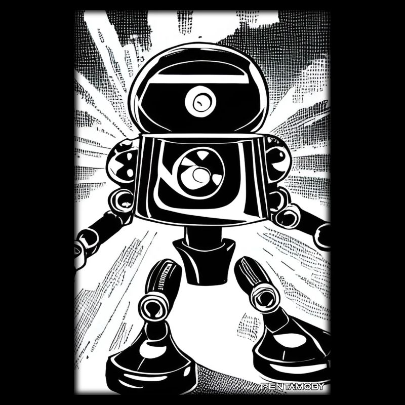 Robot Comic Future Cyborg Machine Technology