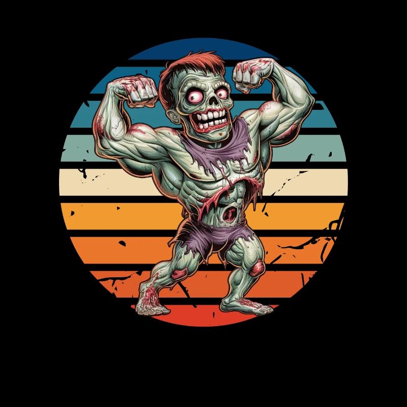 Zombie Vintage Coucher de soleil