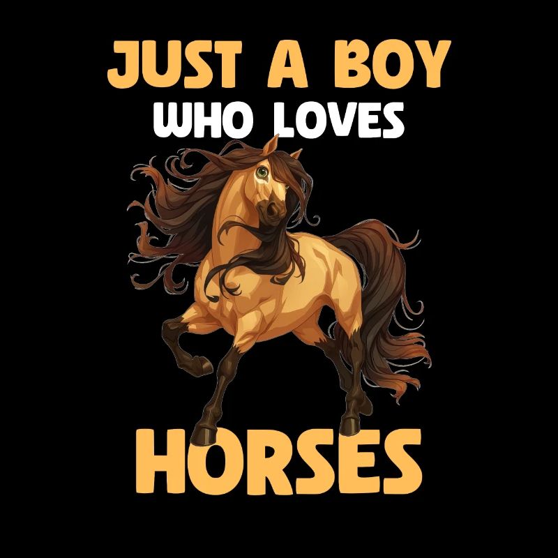 Juste un garçon qui aime les chevaux