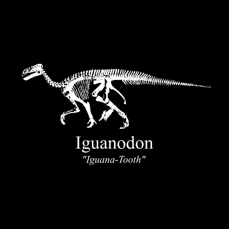 Iguanodon white