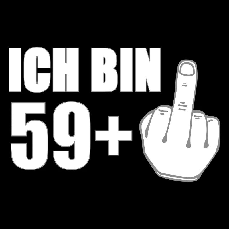 60 Years Funny Present - Finger