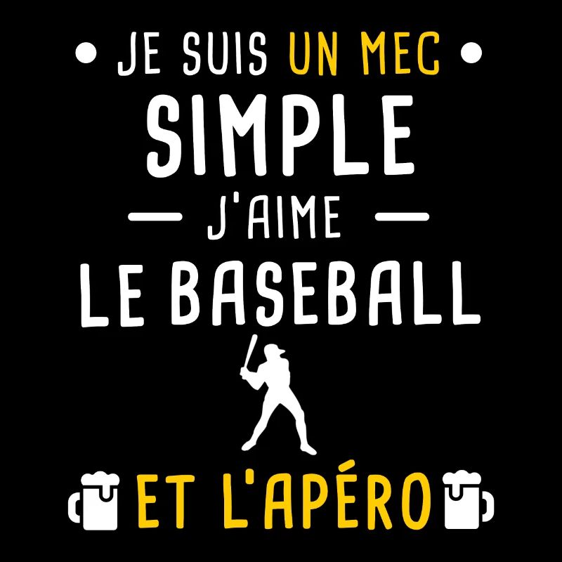 mec simple baseball baseballeur et apéro
