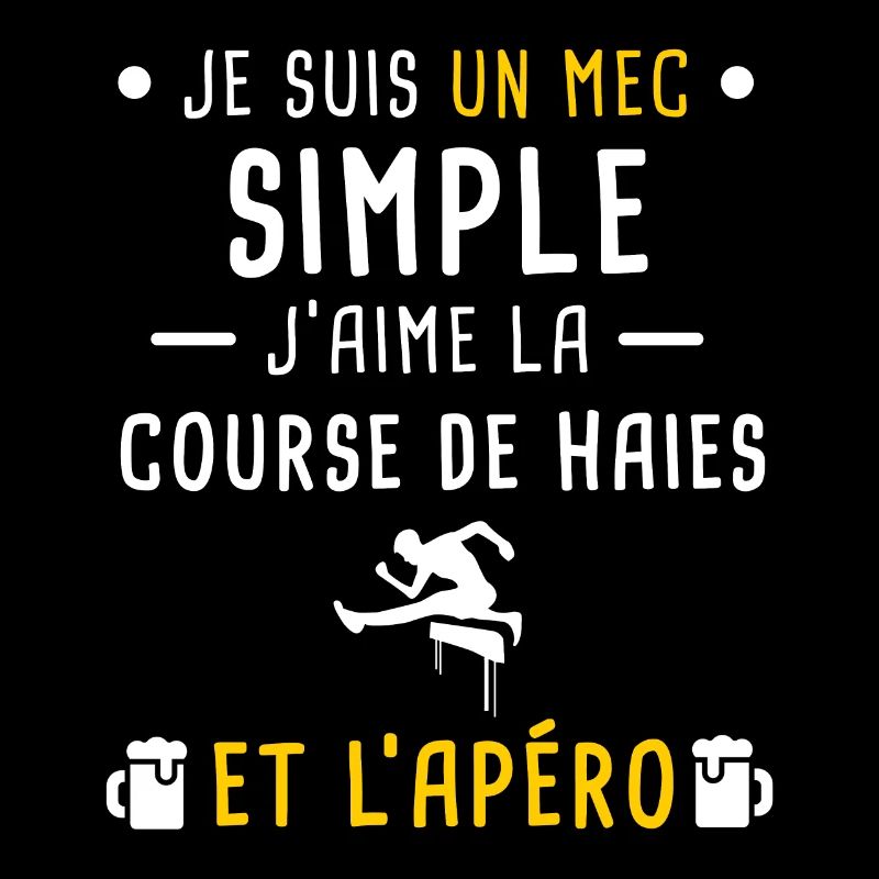mec simple course de haies et apéro