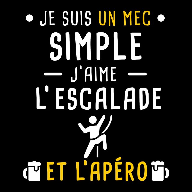 mec simple escalade et apéro