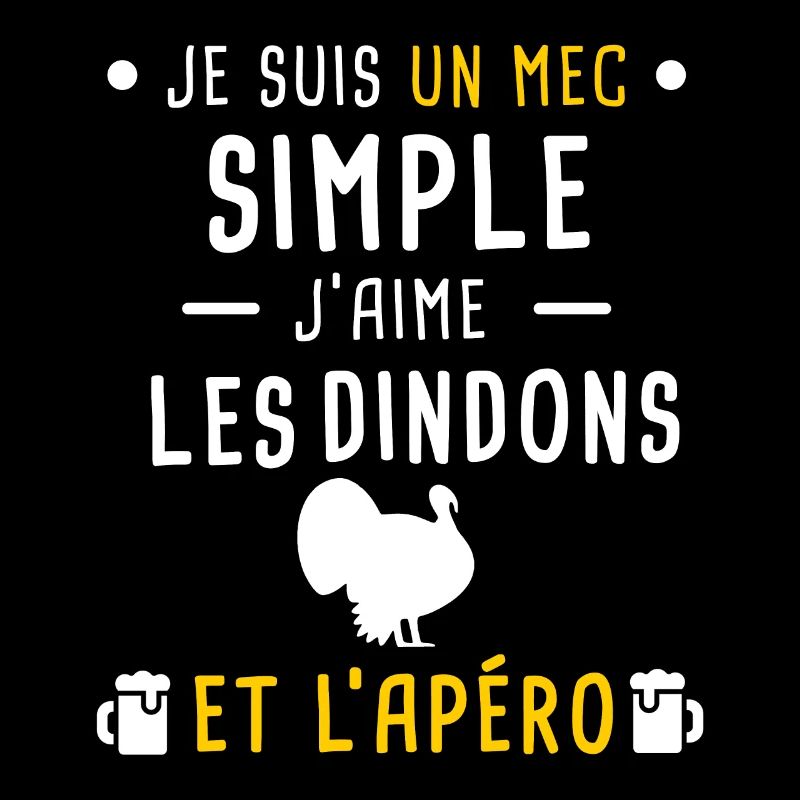 dindons et apéro mec simple