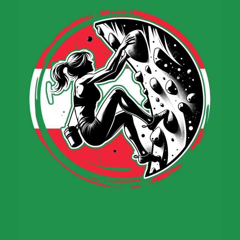 Austrian Climber – Distressed Boulderer Climbing