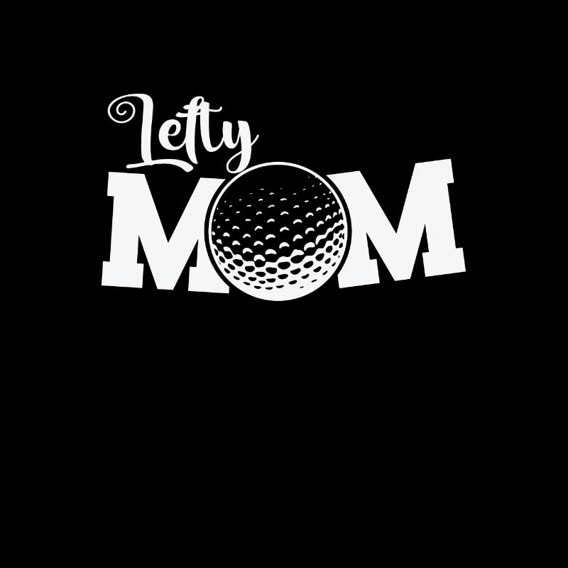 Lefty Mom by playing Golf Linkshänder