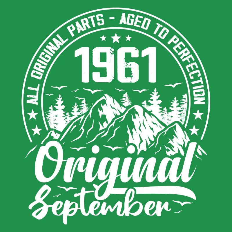 September 1961 Original:63 Years Birthday Gift
