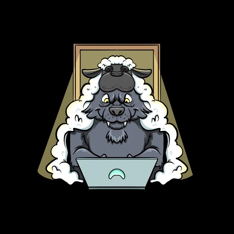 Hacker Wolf In Sheep's Clothing Cybersecurity