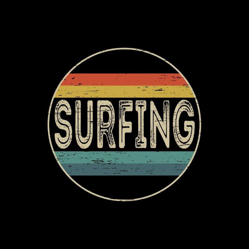 Surfer Riding Waves Surfin Surf