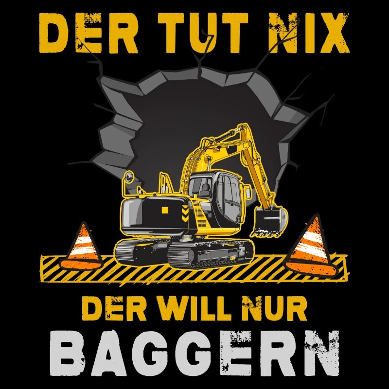 Bagger Baggerfahrer Baggerschaufel Bauleiter