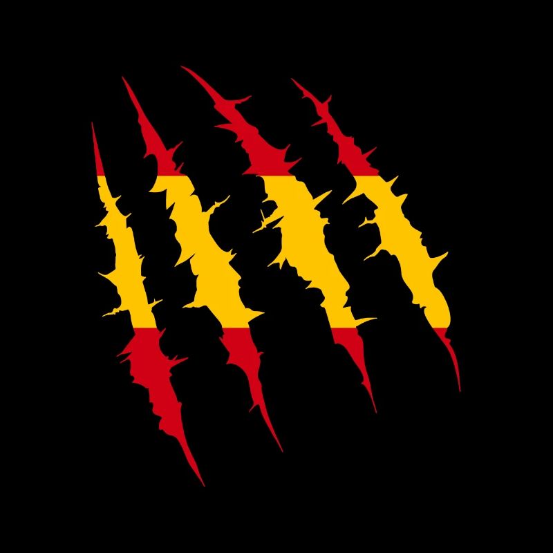 Espagne drapeau de griffe pays drapeau de l’équipe fan