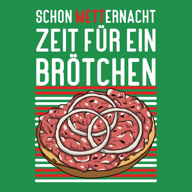 Mannes Mett Mettbrötchen Witzig Fleisch Essen